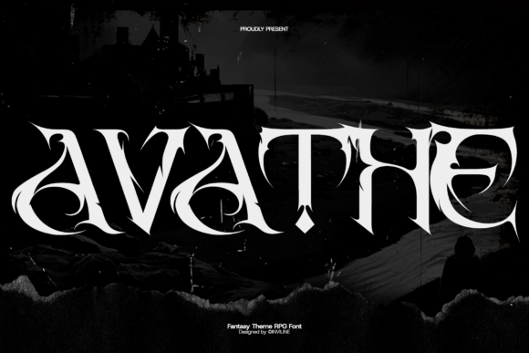 Avathe Font: A Gothic Typeface for Strong Brand Identity