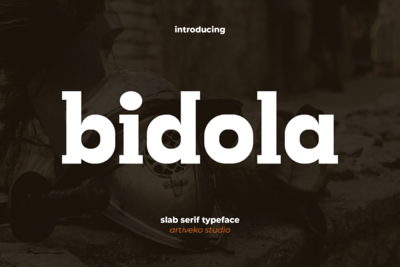 Bidola Font: A Bold Slab Serif for Strong Brand Typography