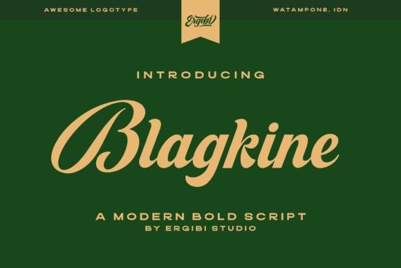 Blagkine: A Script Font with Timeless Elegance for Editorial Design