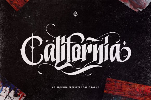 California Style Font: A Bold Blackletter for Digital Branding