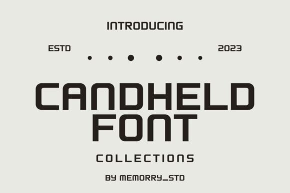 Candheld: A Bold Typeface for Real-World Branding