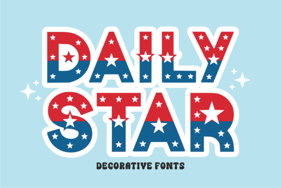 Daily Star: A Bold, Cheerful Typeface for Creative Projects