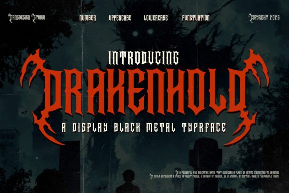 Drakenhold Font: A Bold Blackletter for Makers and Creators