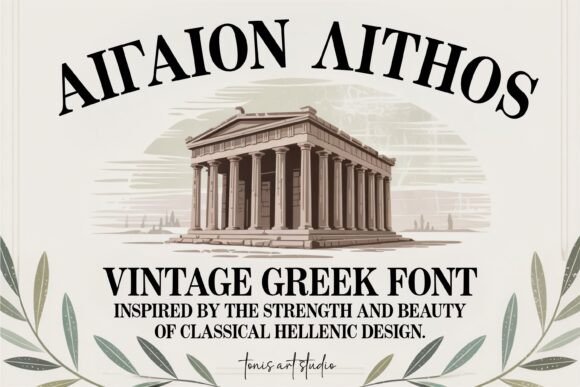 Elevate Your Brand with the Aegean Stone Typeface