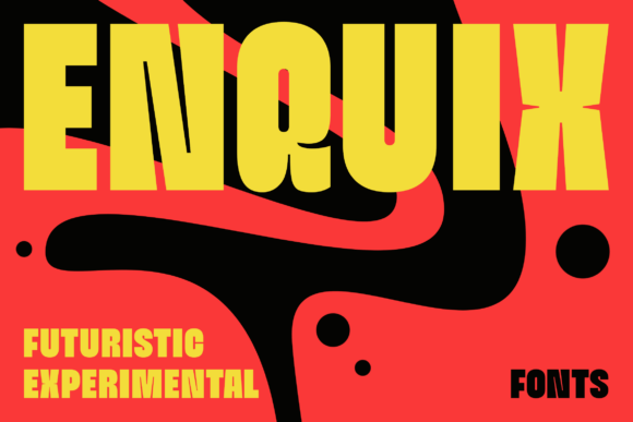 Enquix: A Bold Typeface for Digital Branding