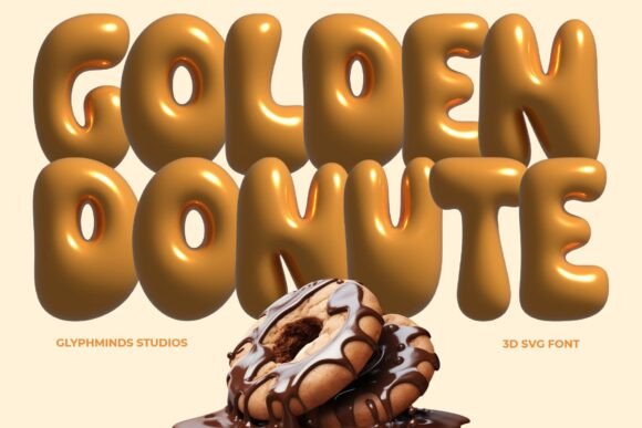 Golden Donut Font: A Sweet Typography Boost for Your Campaigns