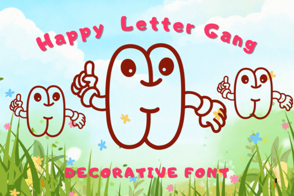 Happy Letter Gang Font: A Playful Typeface for Creative Campaigns