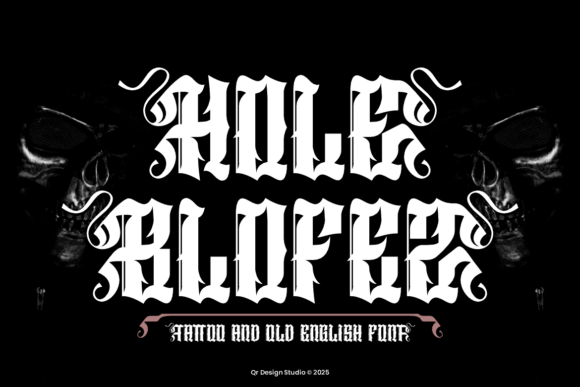 Hole Blofez: A Bold Blackletter Font for Digital Branding