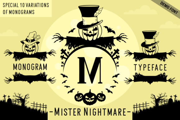 Mister Nightmare Demo: A Bold Typeface for Digital Spookiness