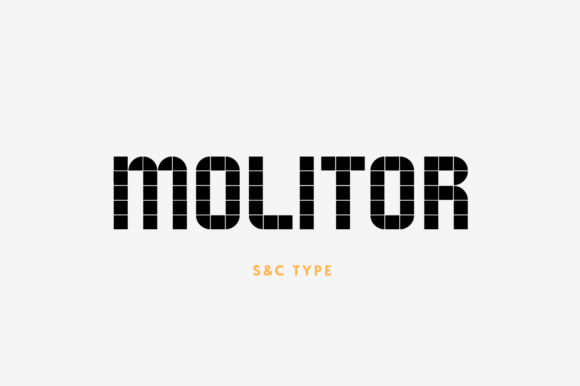 Molitor Font: A Geometric Elegance for Editorial Design