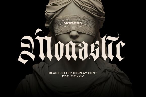 Monastic Font: A Gothic Typeface for Digital Branding