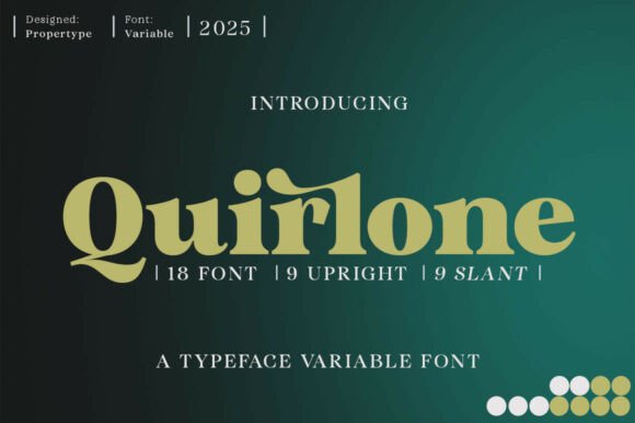 Quirlone: A Stylish Serif Font for Small Business Branding