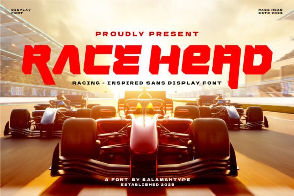 Race Head Font: Adding Bold Energy to Your Handmade Creations