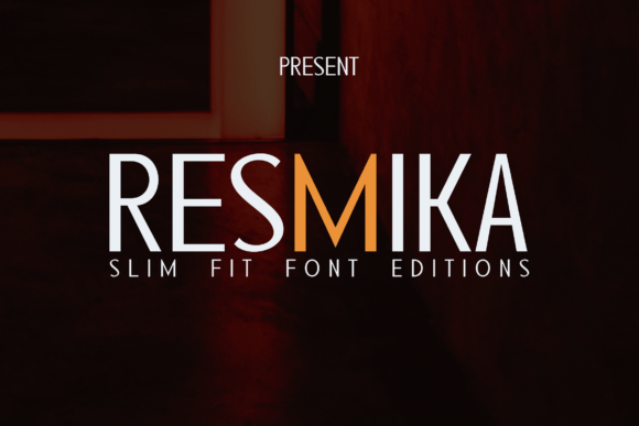 Resmika Font: A Sleek Typeface for Trendy Craft Creations