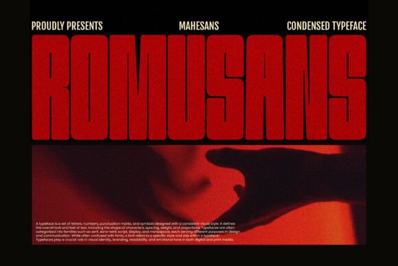Romusans Font: A Bold, Modern Typeface for Makers and Creative Sellers