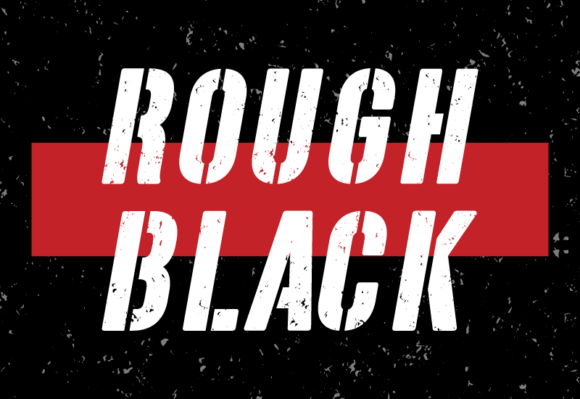 Rough Black Typeface: A Bold Choice for Editorial Design