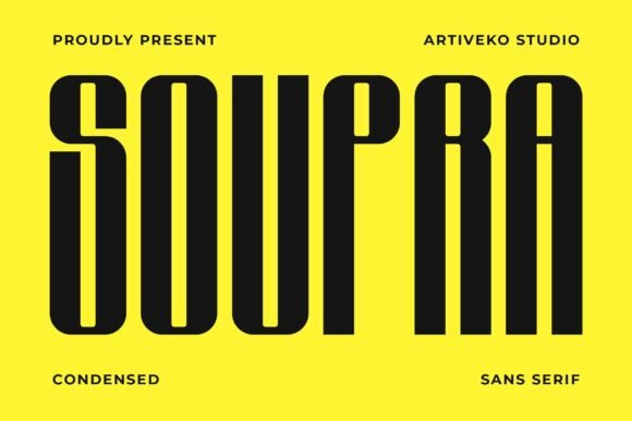 Soupra Font: A Bold Typeface for Modern Branding and Marketing