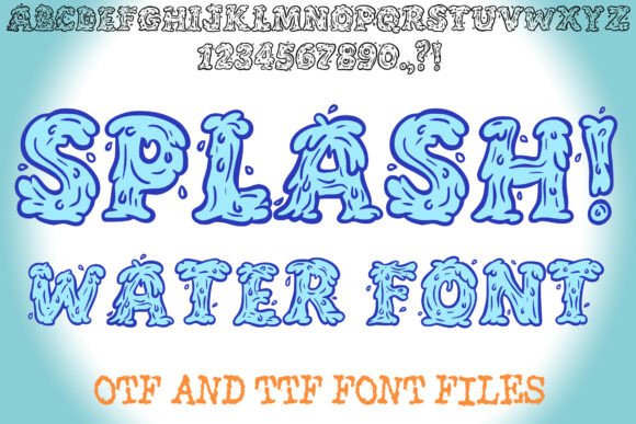 Splash Water Font: Fluid Typography for Memorable Digital Campaigns