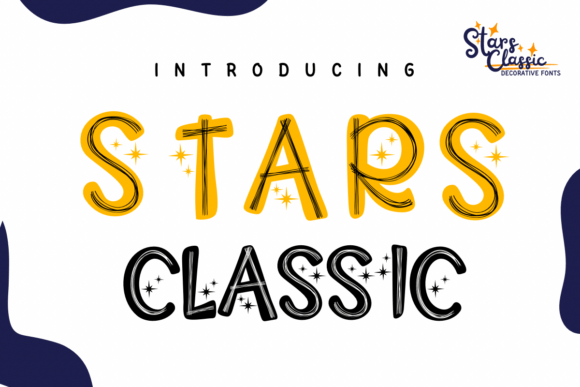 Stars Classic: A Whimsical Typeface for Creative Branding Projects