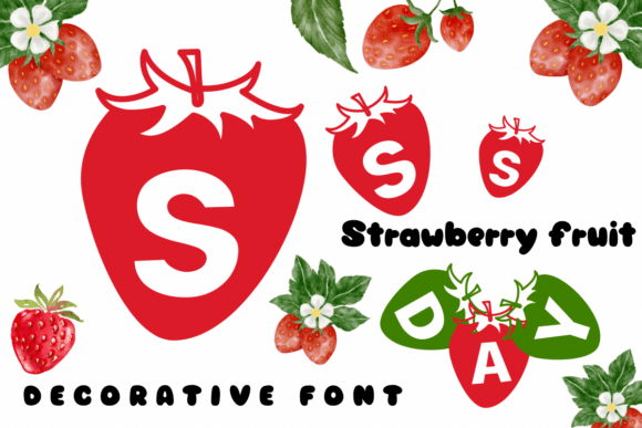 Strawberry Fruit Font: A Playful Typeface for Memorable Marketing