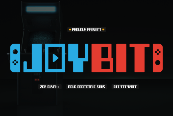 Testing Joybit: A Bold and Fun Typeface for Branding Projects