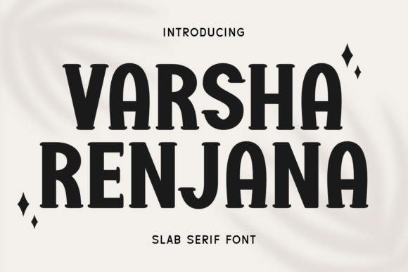 Varsha Renjana: A Slab Serif Typeface for Editorial Impact