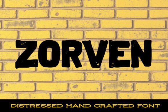 Zorven Font: A Handcrafted Typeface for Editorial Design
